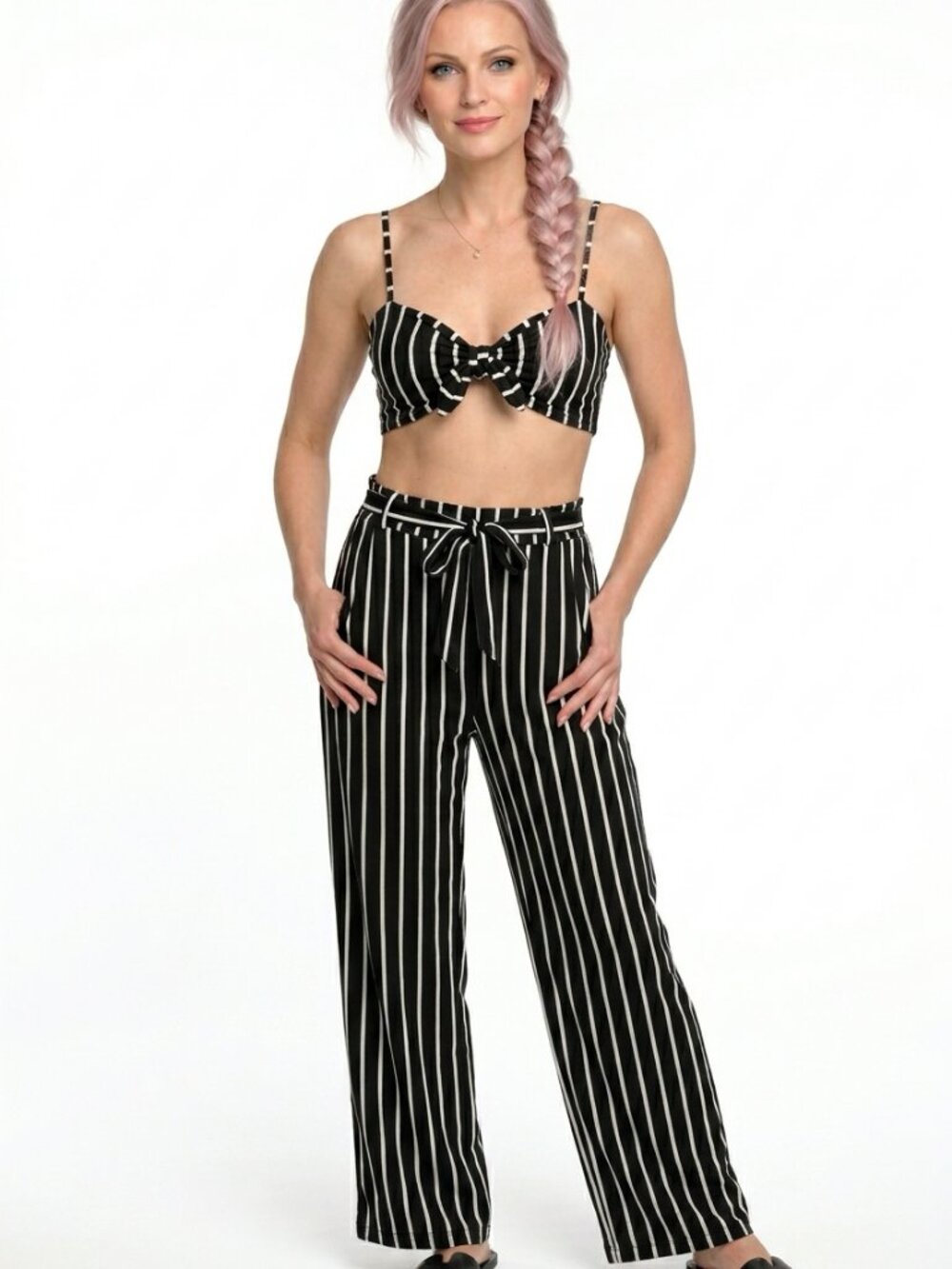 Capella Crop top and pants set